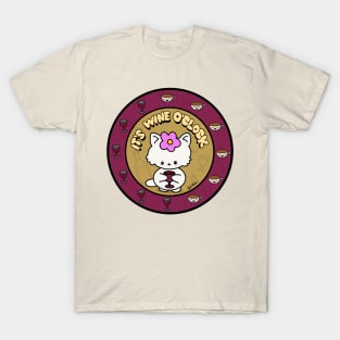 Wine O’clock Kitty T-Shirt